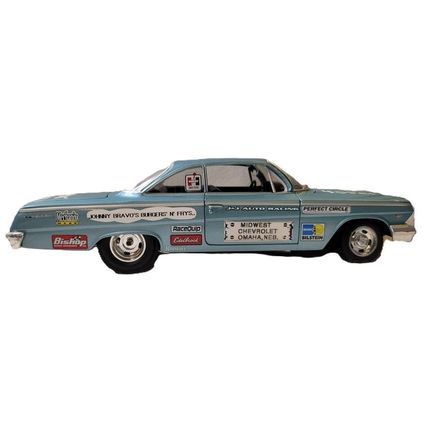1/18 ( IBWB ) Custom 1962 Chevy Bel Air , drag car ,