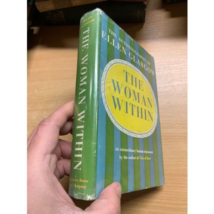 1954 1ST USA EDITION ELLEN GLASGOW "THE WOMAN WITHIN" AUTOBIO HARDBACK BOOK (P4)