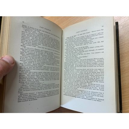 ANTIQUE "JOHN HALIFAX GENTLEMAN" DINAH MARIA MULOCK-CRAIK USA HARDBACK BOOK (P4)