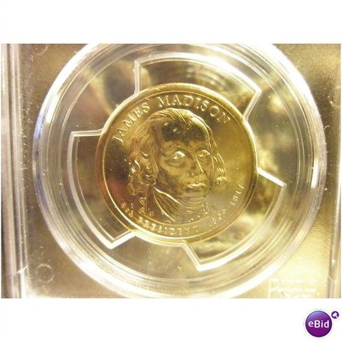2007 D PCGS Madis Presidential Dollar FDI PB (FRE SHIP)