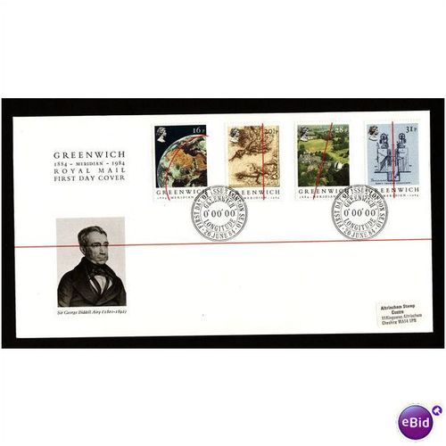 GREAT BRITAIN 1984 GREENWICH MERIDIAN FIRST DAY COVER