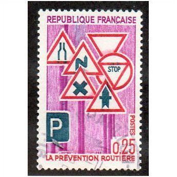 FRA 1968 25c 'ROAD SAFETY' FINE USED (EBID10852)
