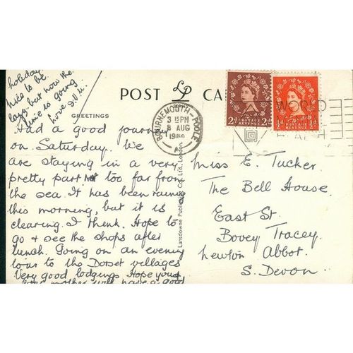 Vintage GB PC - Central Gardens, Bournemouth, Dorset - LP & Co Ltd - L.P.12