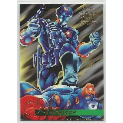 MARVEL ANNUAL 1995 FLAIR card # 108 AMERICOP