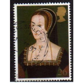 Great Britain 1997 Death Henry VIII 26p Anne Boleyn Used SG 1967 Sc 1725 Stamp