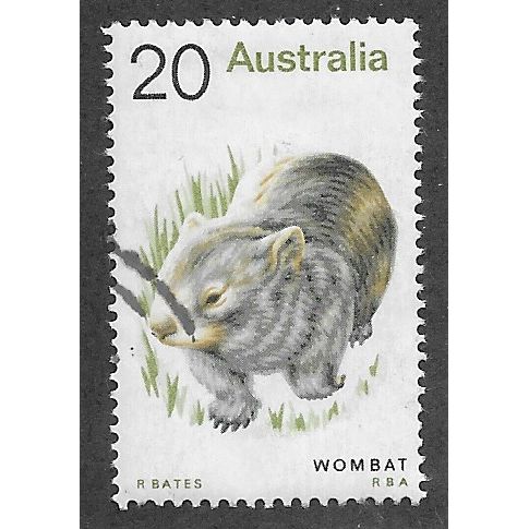 AUS 1974 20c 'WOMBAT' FINE USED (EBID52-070)