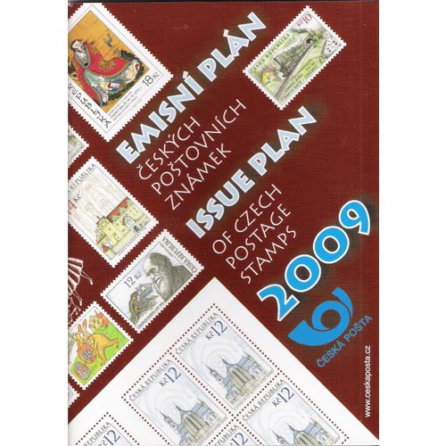 Česká Pošta: Issue Plan of Czech Postage Stamps 2009 (2009)