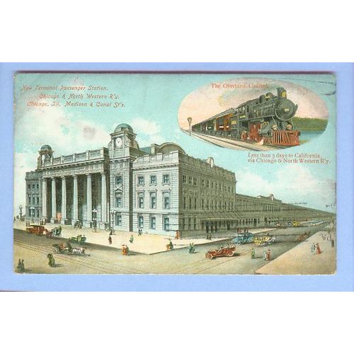 IL Chicago New Passenger station Chicago & North Western RR Madison & Cana~27