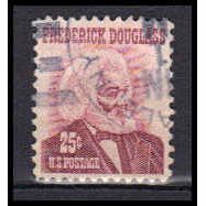 Used 1290 25c Frederich Douglass Very Fine KA6145