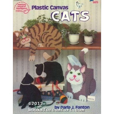 Plastic Canvas Cats 3073