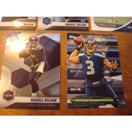 2014-2021, 5-Premium Cards, Russell Wilson , Seahawks
