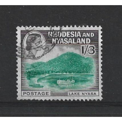 Rhodesia&Nyasaland.SG26 1s 3d Lake Nyasa.Fine Used.Oct23