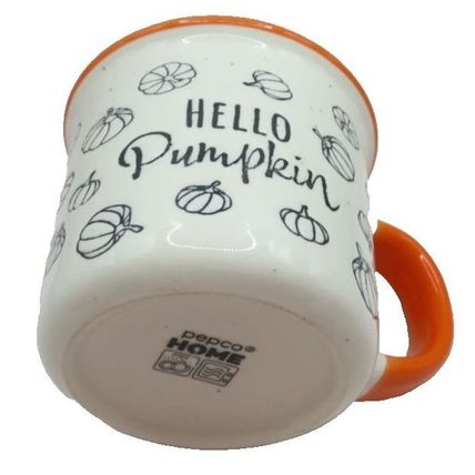 Hello Pumpkin Mug Ceramic 8.5 CM Microwave & Dishwasher Safe Tableware Gift