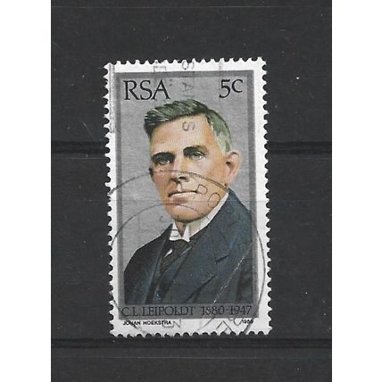 SouthAfrica.Birth Centenary of C.L. Leipoldt (poet) stamp.Fine Used.Sep25
