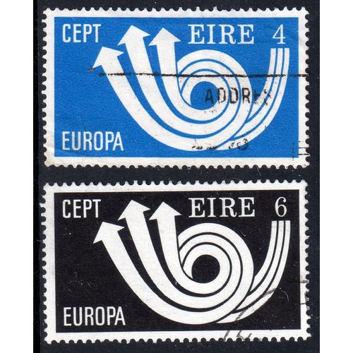 1973 IRELAND Sg327 - Sg328 EUROPA fine used set (G118)