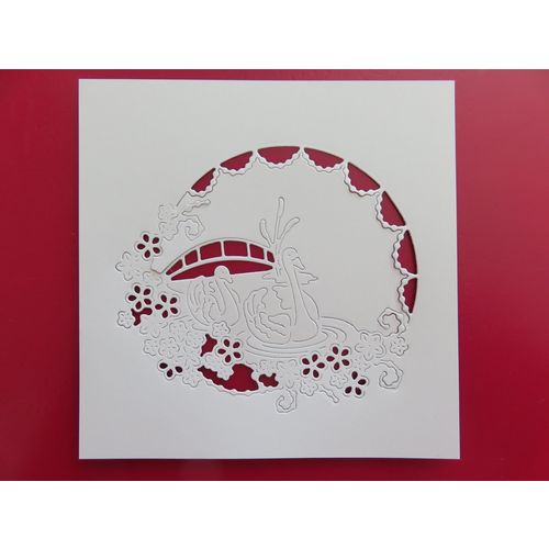 4 x Tattered Lace Die Cuts Melded Swan