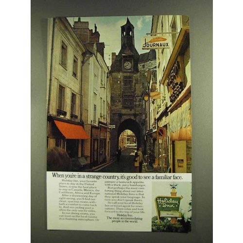 1972 Holiday Inn Ad - When You're in Strange Country