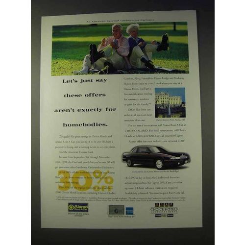 1992 Alamo Rent a Car Ad - Offers Aren't for Homebodies