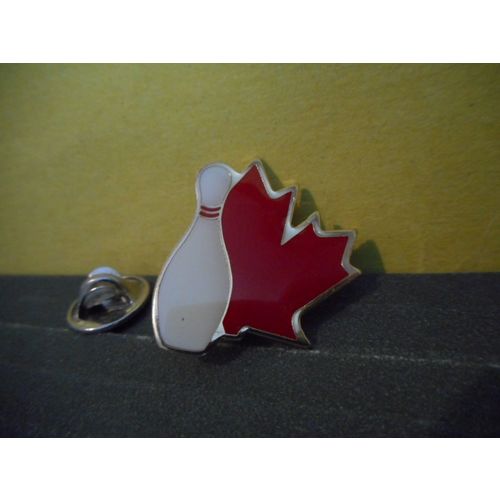Canadian Bowling Lapel Pin