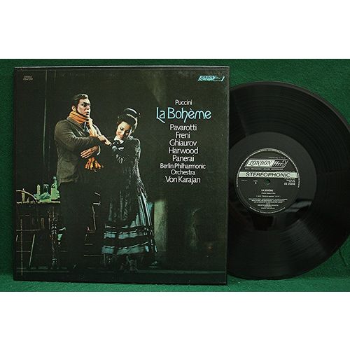 Pavarotti/Freni/Ghiaurov/Karajan - Puccini: La Boheme - 2-LP - OSA 1299 - NM