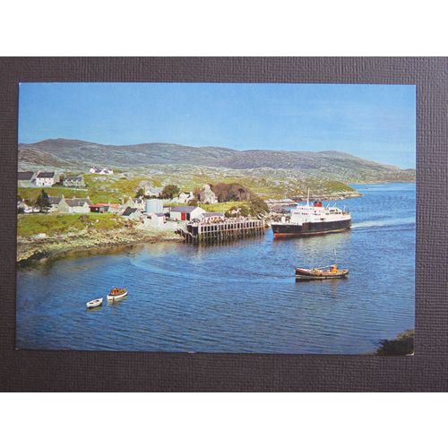 Car ferry MV Hebrides at Tarbet, Harris Postcard