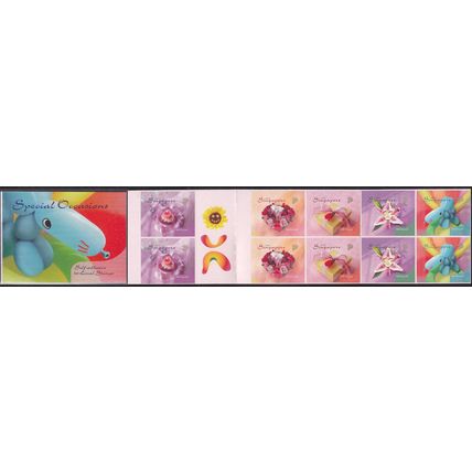 SINGAPORE 2005 $2.30 GREETINGS BOOKLET PANE OF 10 STAMPS SG SB53 - FINE MINT