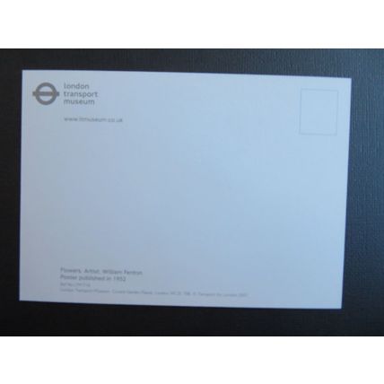 Flowers William Fenton, London Transport Museum LTM 714 Postcard