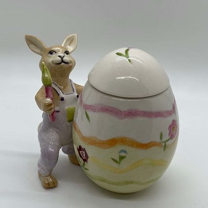 Villeroy & Boch Easter Hansenfamily Mini Vase Easter Bunny Rabbit #5189