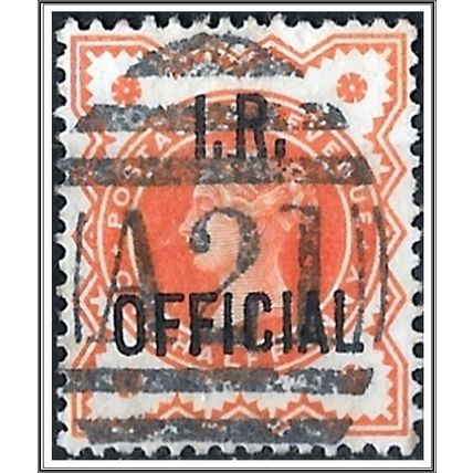 QV 1888 SGO13 I R Half Penny Official Used