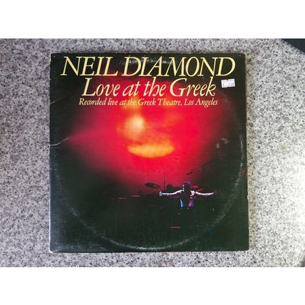 Neil Diamond – Love At The Greek (CBS95001) 1977 (Double LP)
