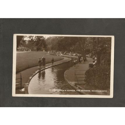 Postcard Bournemouth Dorset Childrens Corner The Gardens
