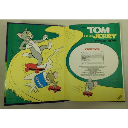 Vintage Tom & Jerry Annual Illustrated Hard Back Book 1979