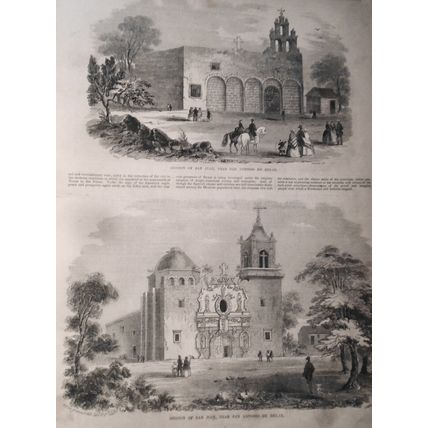 Gleason's Pictorial February 18, 1854 - Alamo; NY Fire Co., Ice cutting, etc