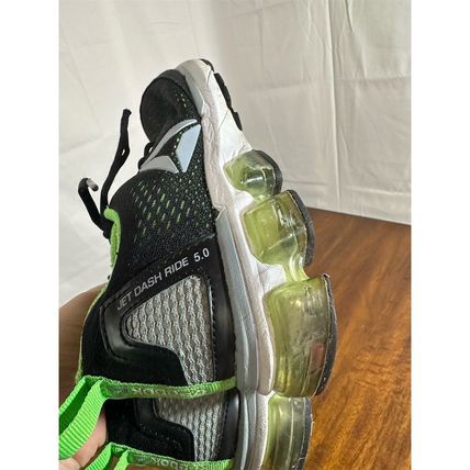 Reebok Men's Running Shoes Size 9 Black Green Low Top Athletic Sneaker