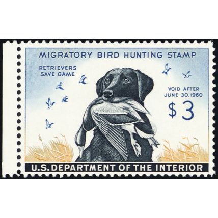 RW26 Mint NH $3 Duck Stamp - SCV $130 - Stuart Katz