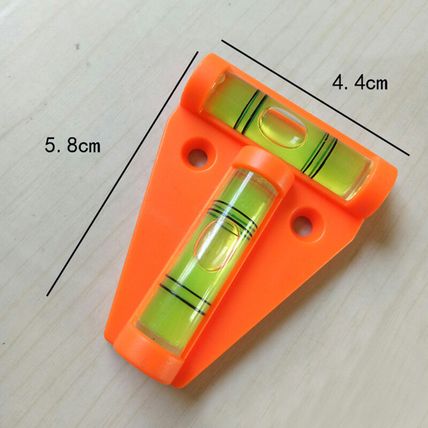 T Spirit Level 20mm x 18mm x 10mm Bubble Vial Floor Leveller Caravan UK 