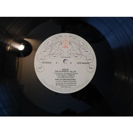 LP. 1976. HALLE ORCHESTRA.HOLST .THE PLANETS, OP32.CFP.40243. NEAR MINT
