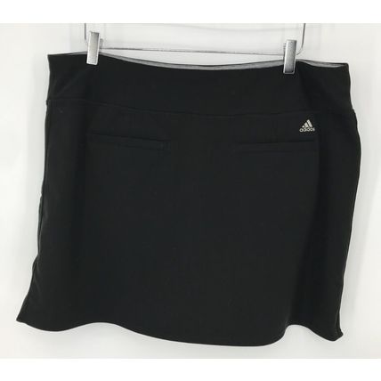Adidas Women's ClimaCool Golf Tennis Skort Stretch Black Size XL Athletic