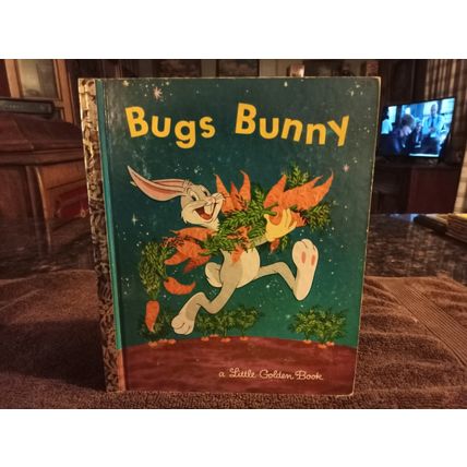 Little Golden Book Bugs Bunny By Warner Bros. Cartoons (L) Edition VF 8.0 1964