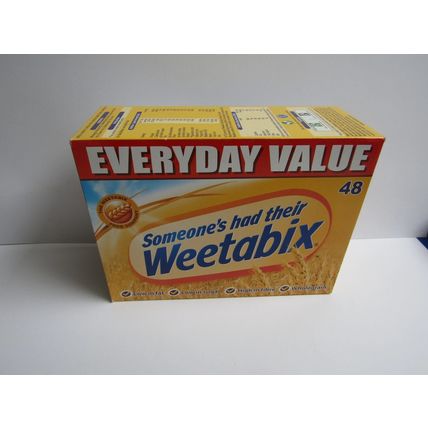 Weetabix 2009 Cereal Box empty Wheat Art Winners " Teddy Bear "