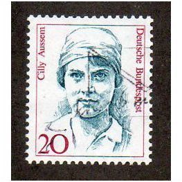 GER 1986 20pf 'FAMOUS WOMEN -CILLY AUSSEM' FINE USED (EBID30-083)