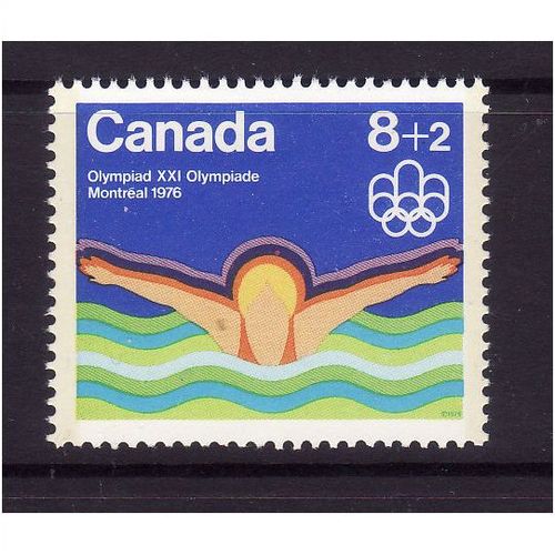 CANADA 1975 OLYMPIC GAMES 8c + 2c SWIMMING SG 798 U/M MINT