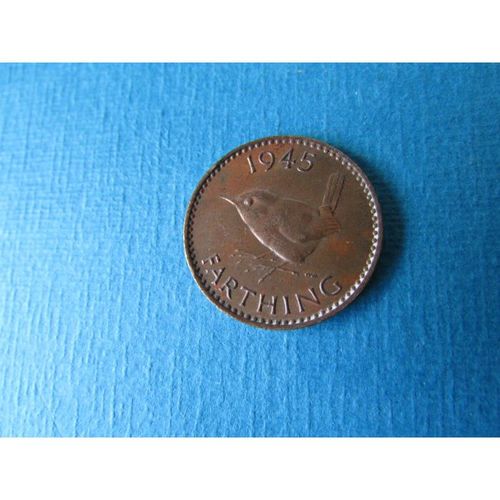 1945 GEORGE VI FARTHING. AG