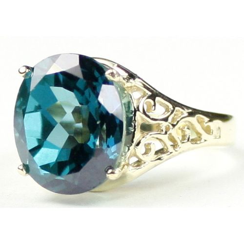 Paraiba Topaz, 10KY Gold Ring, R057