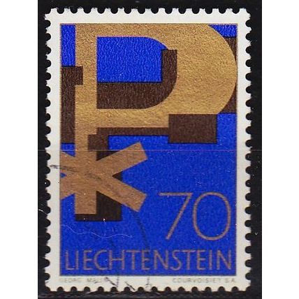 LIECHTENSTEIN [1967] MiNr 0484 ( O/used ) Religion