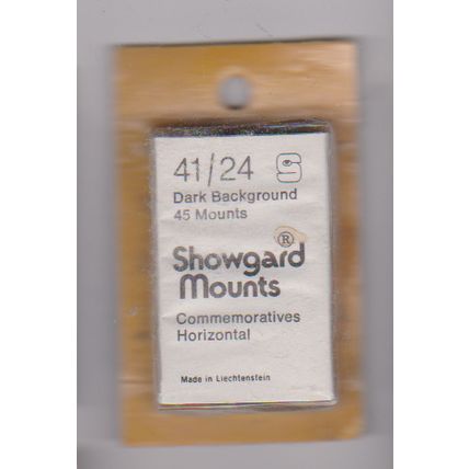 Showgard Mounts unopened pack 41 mm x 24 mm size
