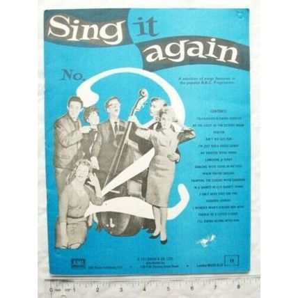 1961 Sing it Again No. 2, popular songs BBC