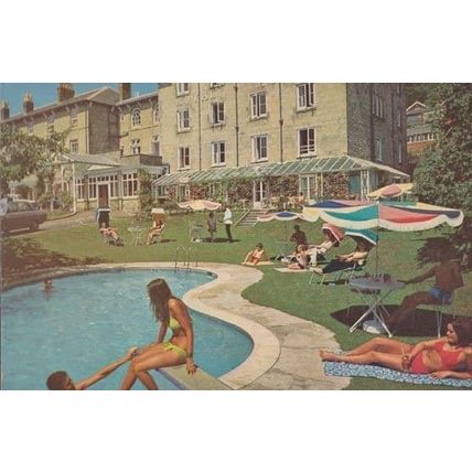The Limes Hotel Warren Lane Stanmore Middlesex Restaurant Kitchens Postcard