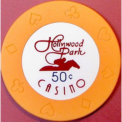 Hollywood Park. 50¢ Casino Chip. Inglewood, CA. O97.