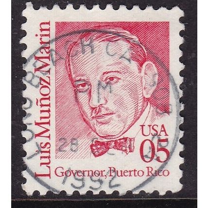 United States 1992 Postmark Long Beach CA Luis Munoz 5c VGC